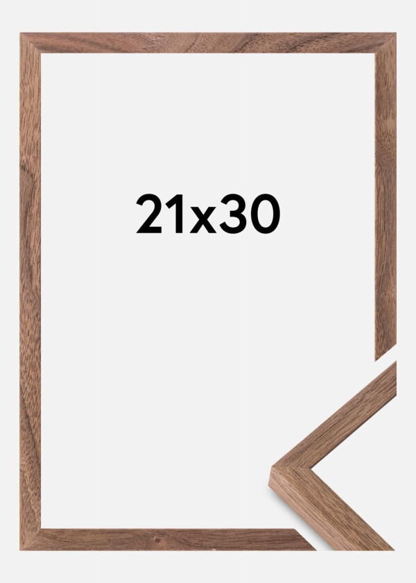 Focus Ramme Soul Walnut Veneer Akrylglass 21x30 Cm