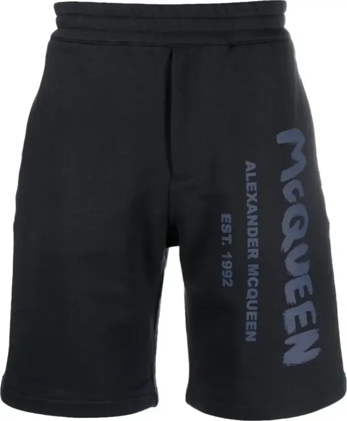 Alexander McQueen, Herre, Shorts, Blå, L