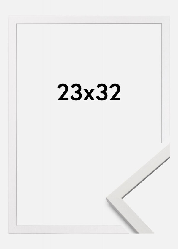 Ramme Edsbyn Akrylglass Hvit 23x32 Cm