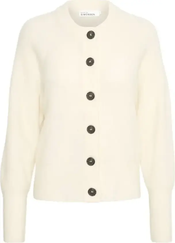 Dame, Strikkevarer, Beige, L