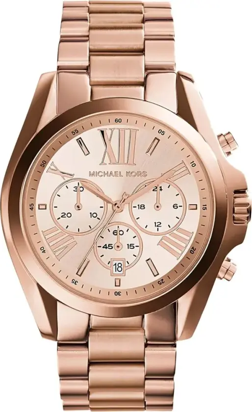 Dameklokke MK5799 Bradshaw Rosegullfarget/Rose-gulltonet