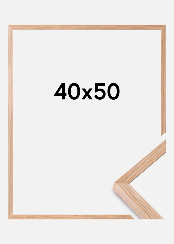 Focus Ramme Soul Oak Veneer Akrylglass 40x50 Cm