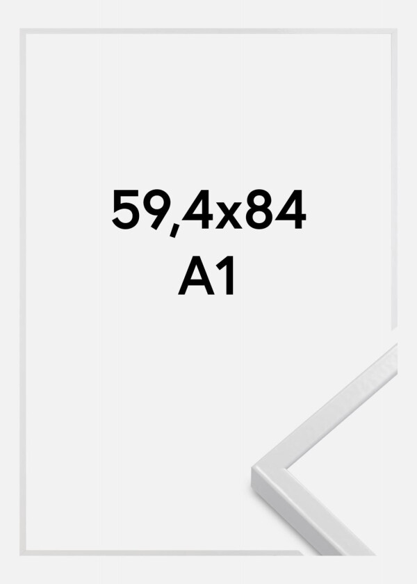 Ramme Chair Hvit 59,4x84 Cm (A1)