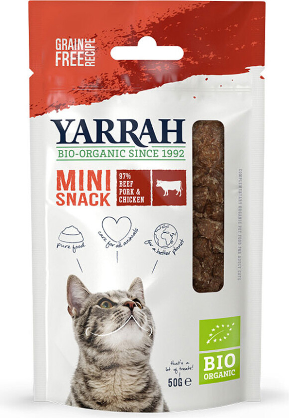 Bio Mini Snack Katt - 3 x 50 g