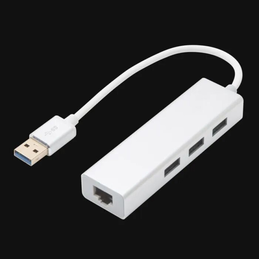 Portable 700 USB 5 Gb/s-hub og gigabit-nettverkskort