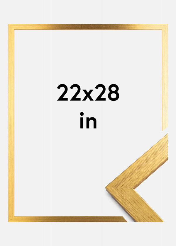 Ramme Gold Wood 22x28 Inches (55,88x71,12 Cm)
