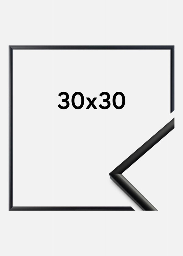 Ramme New Lifestyle Akrylglass Matt Svart 30x30 Cm
