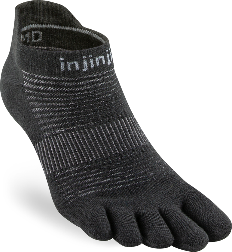 Men's Run Lightweight No-Show S, Black