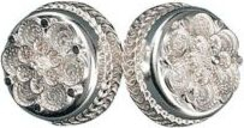 Bilde av Halsknapp Agder i 830 hvitt sølv