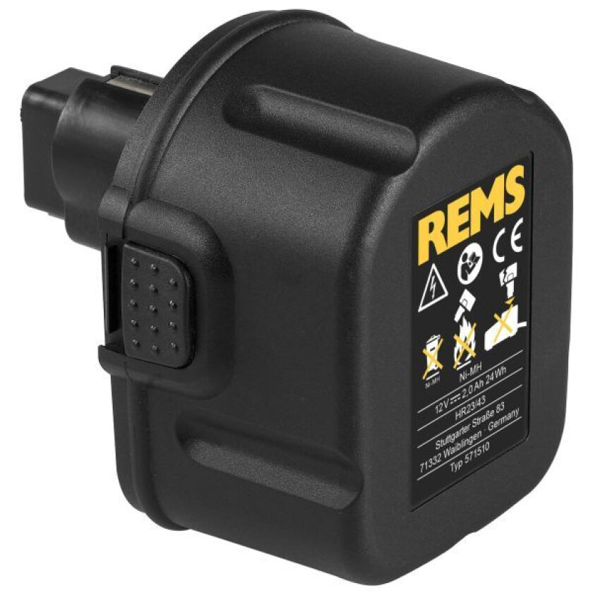 571510 R12MH Batteri 12 V, 2,0 Ah