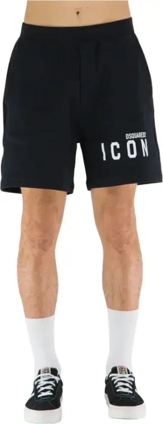 Herre, Shorts, Svart, L