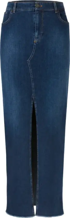 Dame, Skjørt, Blå, S