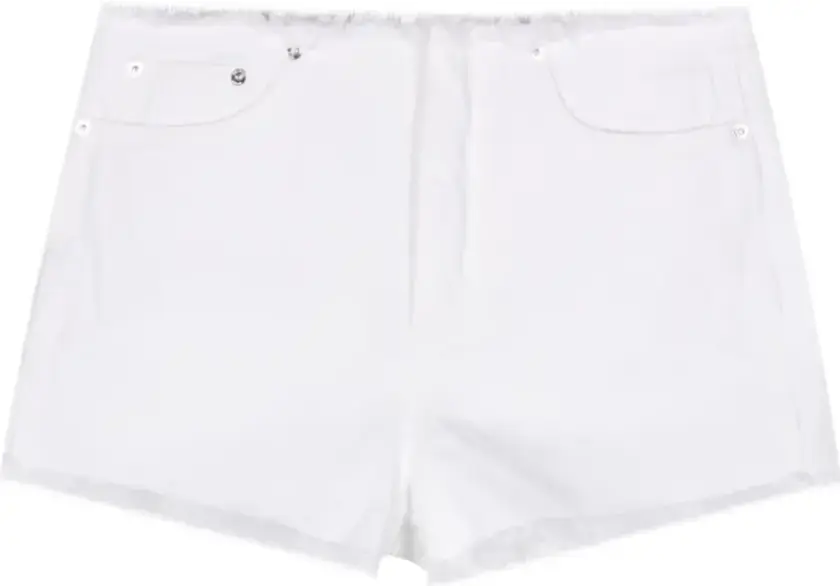 Dame, Shorts, Hvit, L