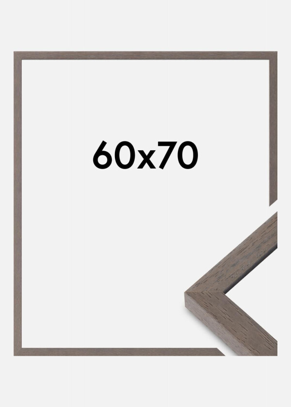 Ramme Hermes Akrylglass Grå 60x70 Cm