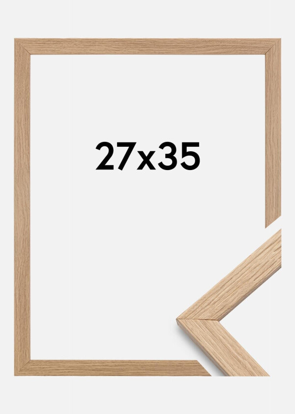 Ramme Stilren Akrylglass Eik 27x35 Cm