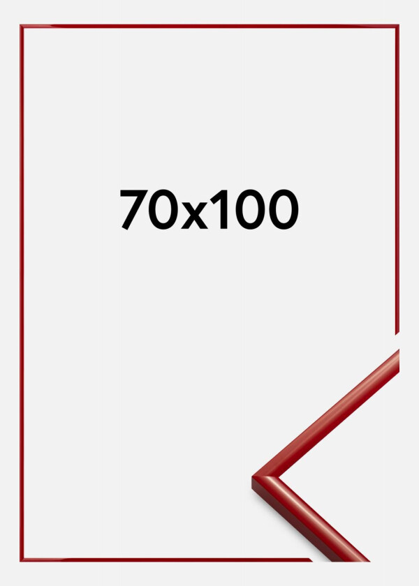 Ramme New Lifestyle Akrylglass Medium Red 70x100 Cm