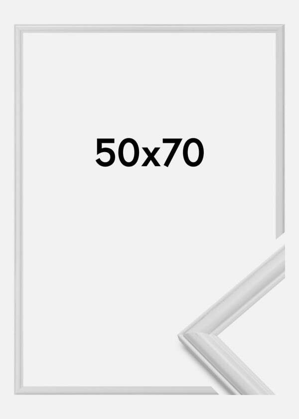 Ramme Line Hvit 50x70 Cm