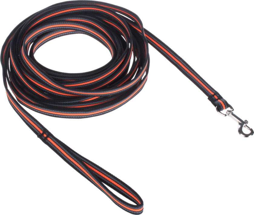 Sporline Super-Grip - 10 m langt, 17 mm bredt (svart/oransje/grå)