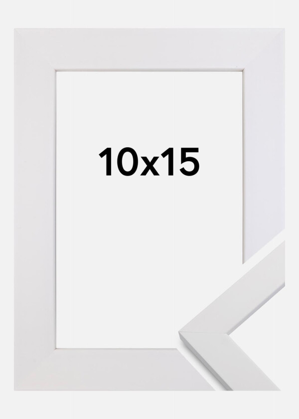 Ramme White Wood 10x15 Cm