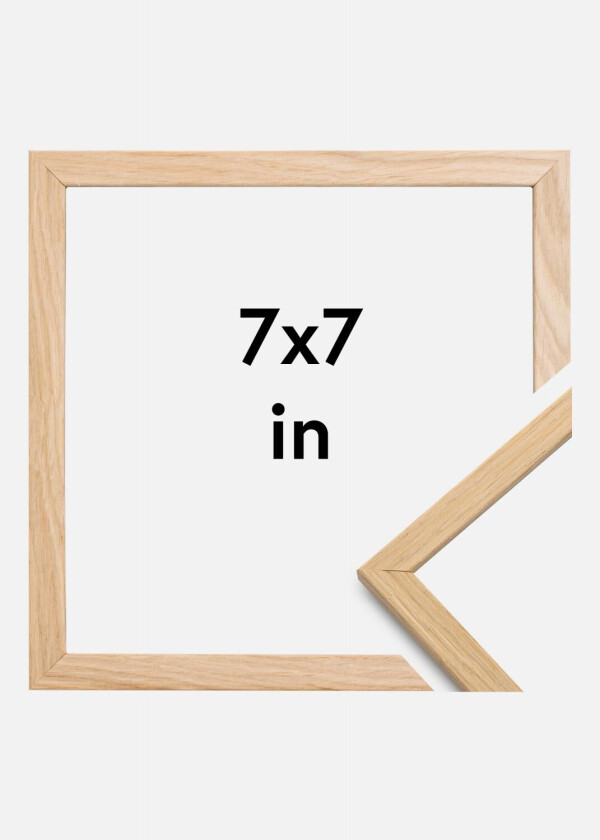 Ramme Edsbyn Akrylglass Eik 7x7 Inches (17,78x17,78 Cm)