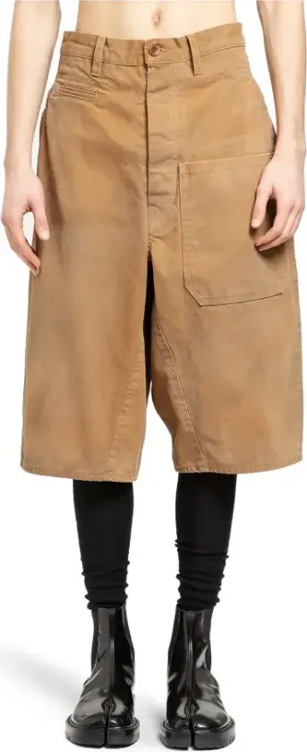 Herre, Shorts, Beige, S