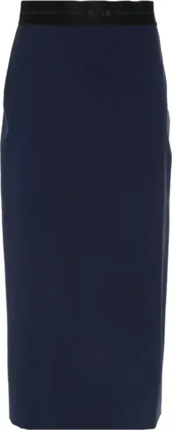 Msgm, Dame, Skjørt, Blå, S