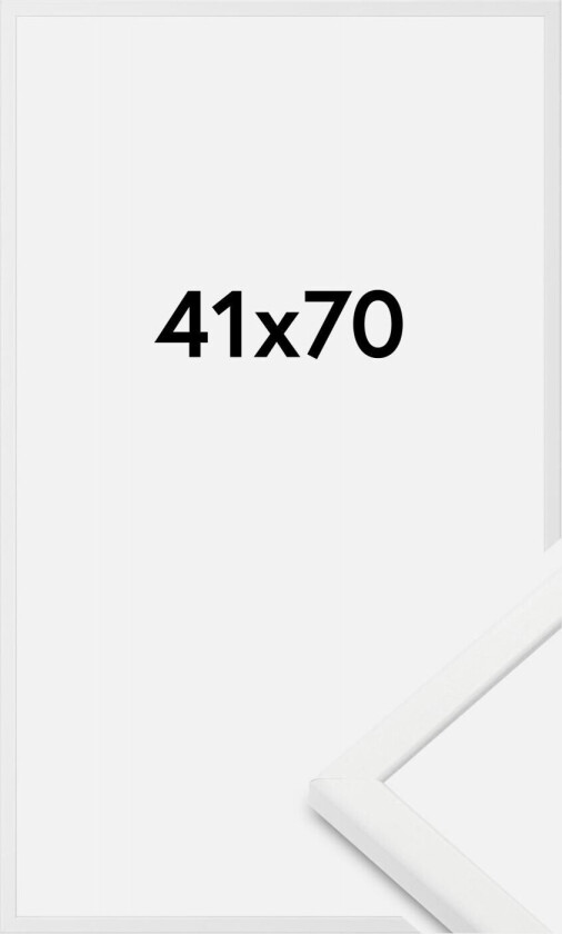 Ramme Kaspar Akrylglass Hvit 41x70 Cm