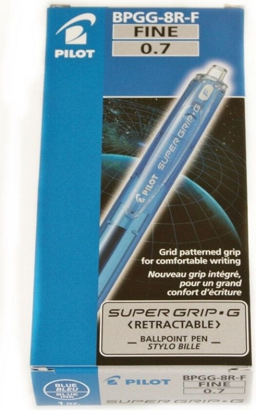 Pilot Kulepenn 0,7 Blå (Pibpgg8rfl)
