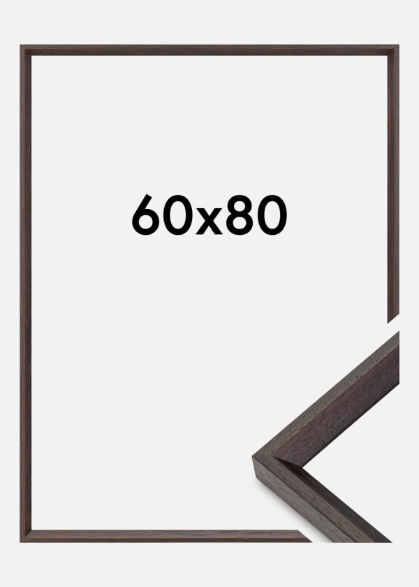 Ramme Globe Akrylglass Espresso 60x80 Cm