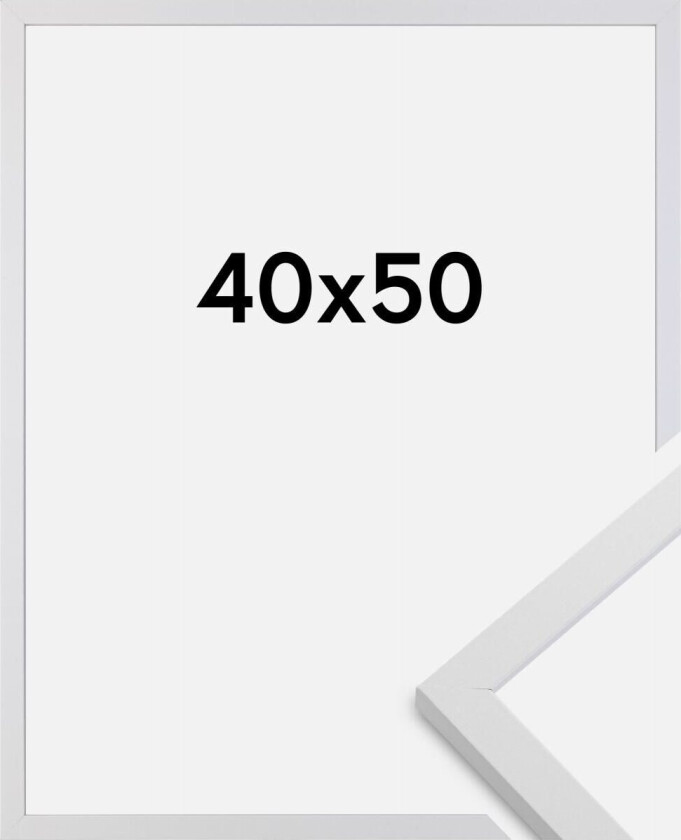 Ramme Trendy Hvit 40x50 Cm
