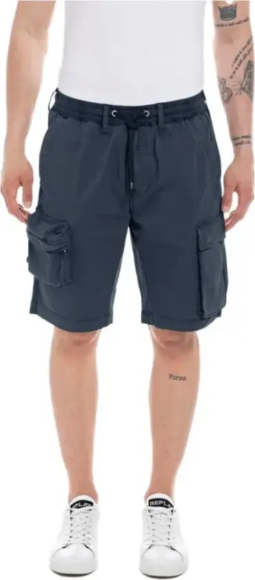 Herre, Shorts, Blå, W33