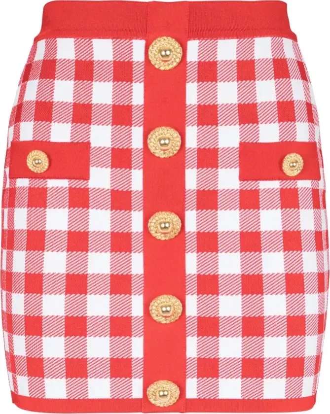 Dame, Skjørt, Rød, XS