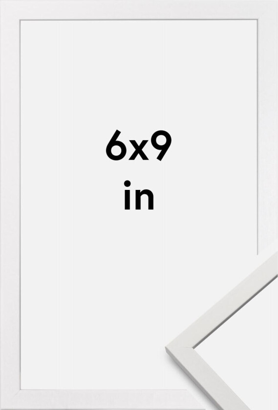 Ramme Edsbyn Akrylglass Hvit 6x9 Inches (15,24x22,86 Cm)