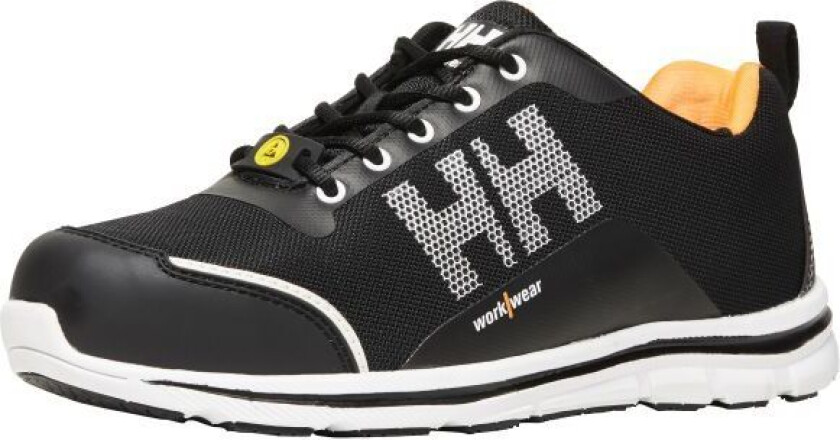 Oslo Vernesko S1P, svart/oransje, lav, aluminiumhette Str. 42