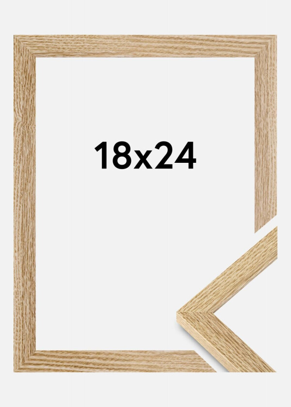 Ramme Selection Akrylglass Eik 18x24 Cm