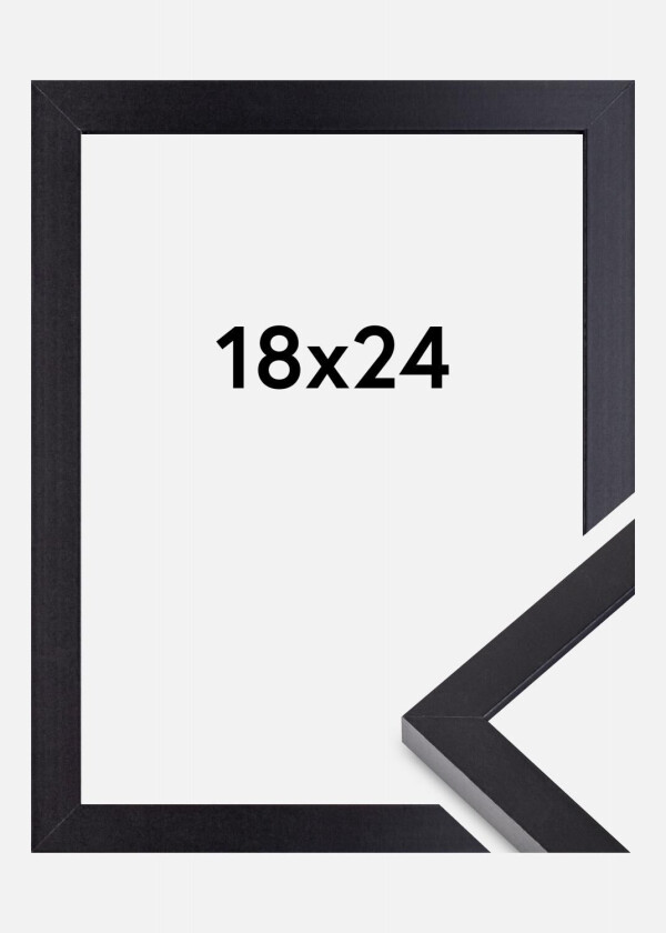 Ramme Selection Akrylglass Svart 18x24 Cm