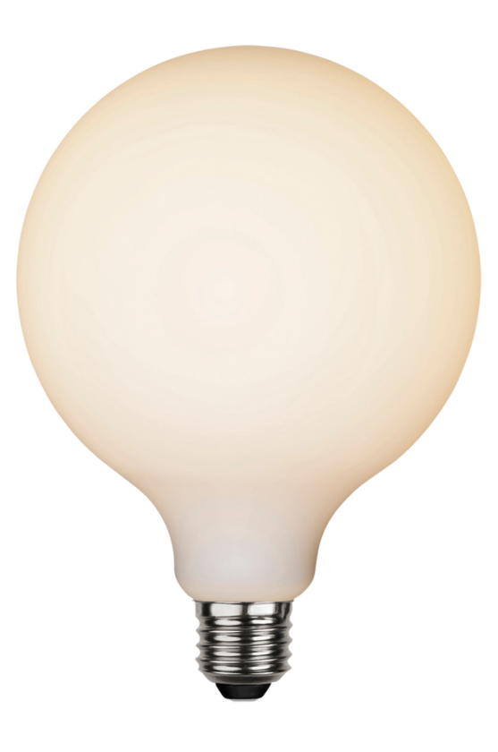 lyspære E27 G95 opaque double coating Hvit