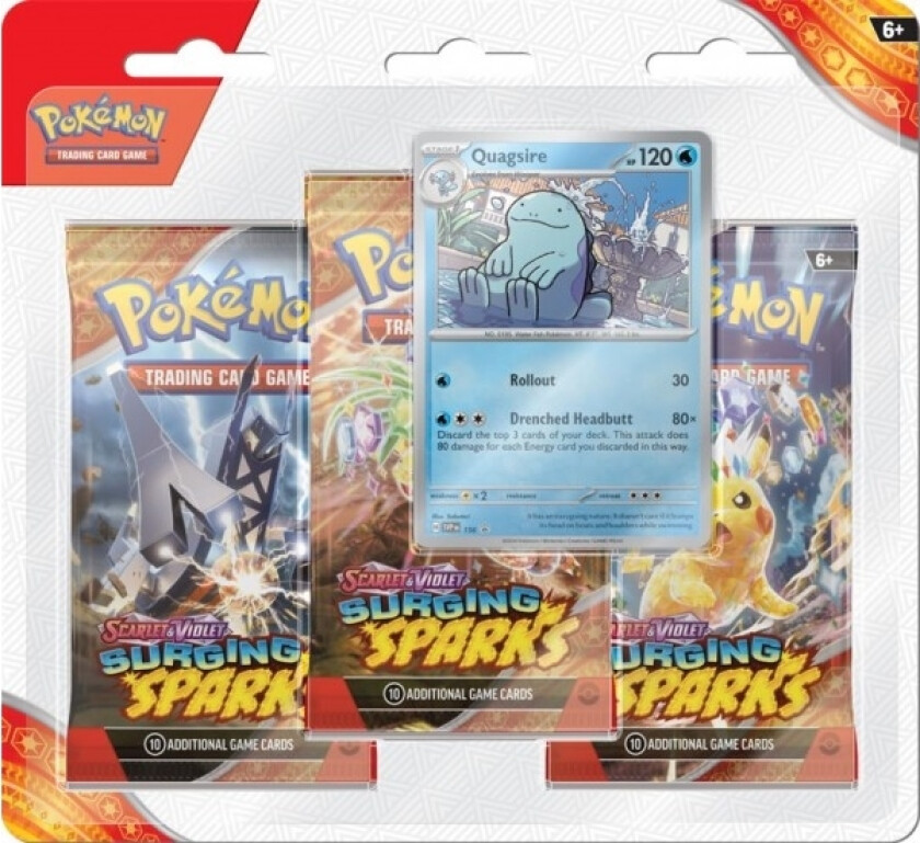 Tcg S&V Surging Sparks 3Pack Quagsire