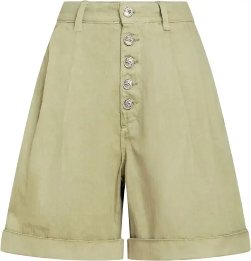 Etro, Dame, Shorts, Grønn, M