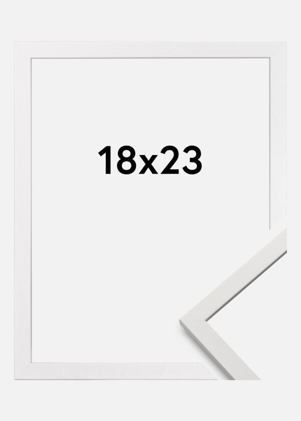 Ramme Edsbyn Akrylglass Hvit 18x23 Cm