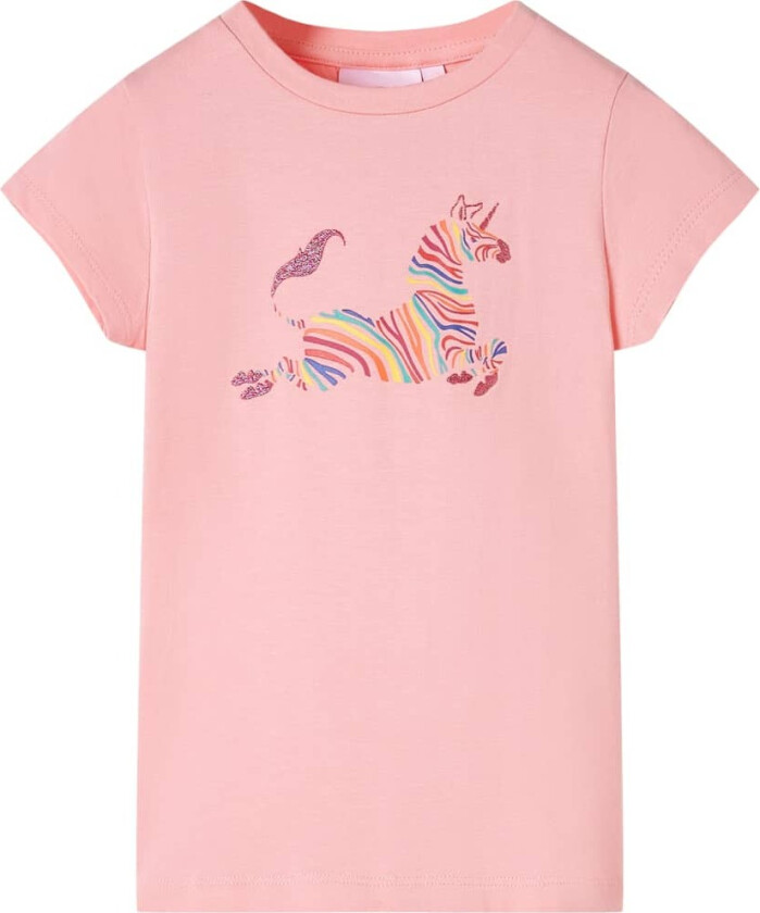 T-skjorte for barn rosa 140