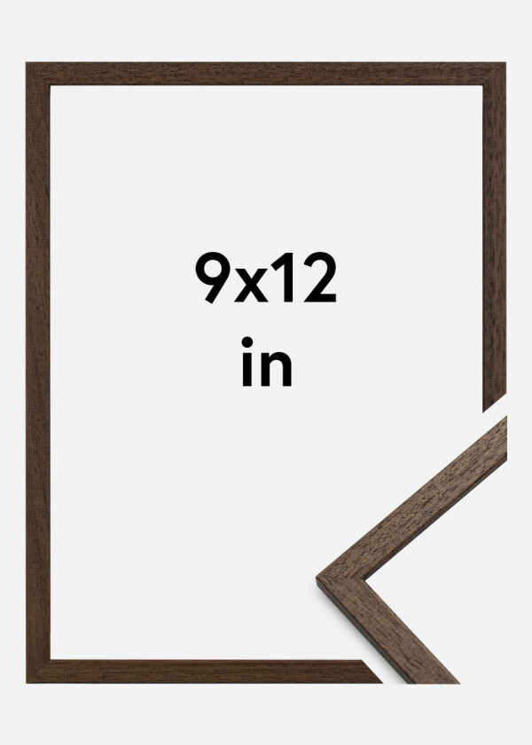Ramme Edsbyn Valnøtt 9x12 Inches (22,86x30,48 Cm)