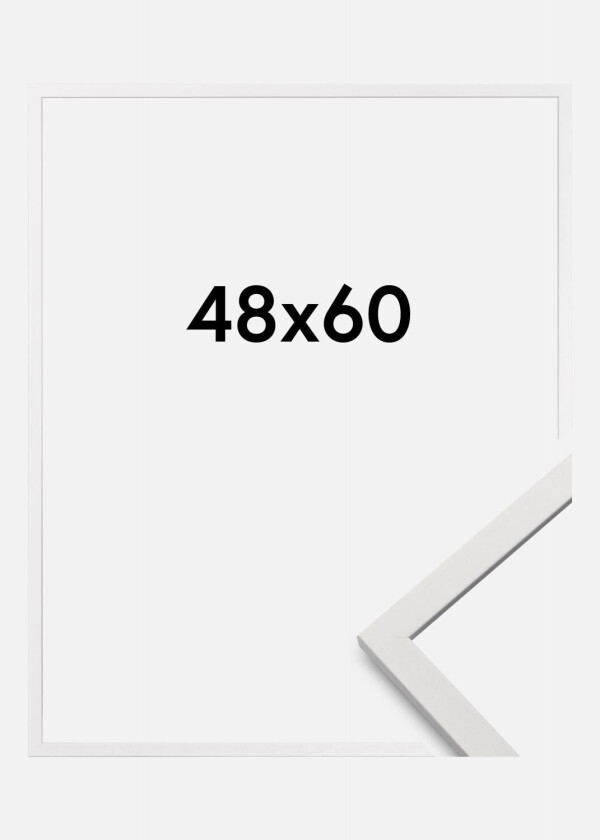 Ramme Edsbyn Akrylglass Hvit 48x60 Cm
