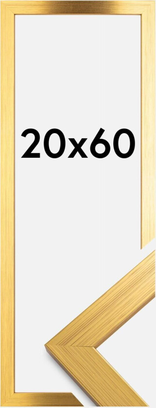 Ramme Gold Wood 20x60 Cm