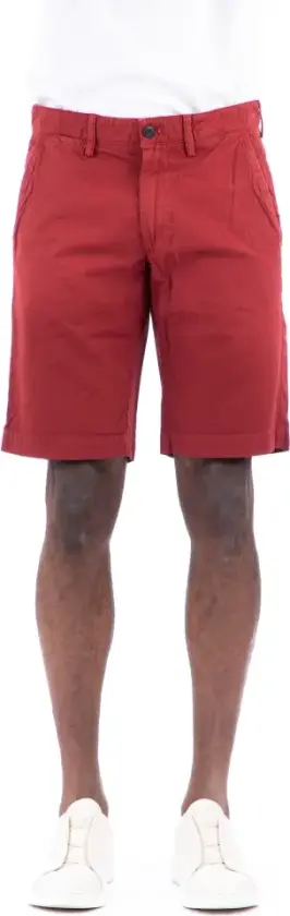 Herre, Shorts, Rød, S