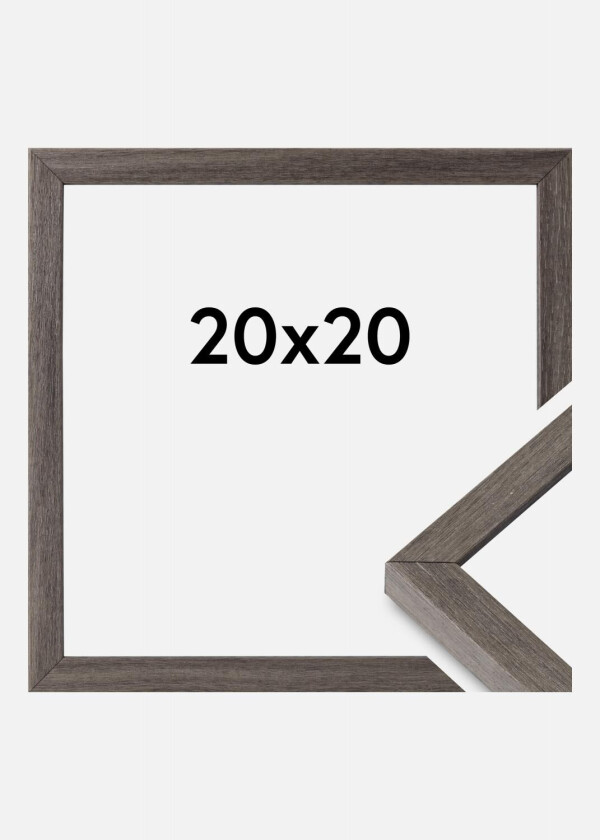 Ramme Ares Akrylglass Grey Oak 20x20 Cm