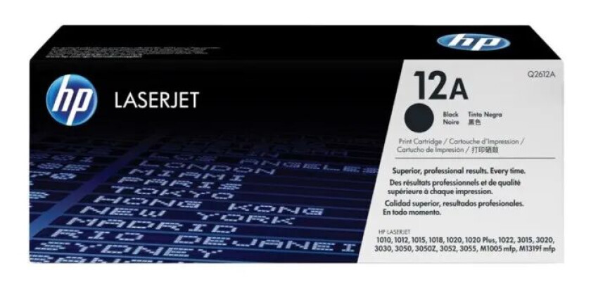 Toner 12A - Svart