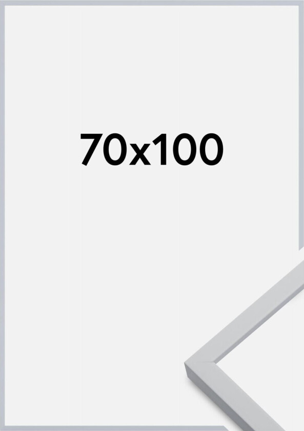 Ramme Oslo Akrylglass Hvit 70x100 Cm