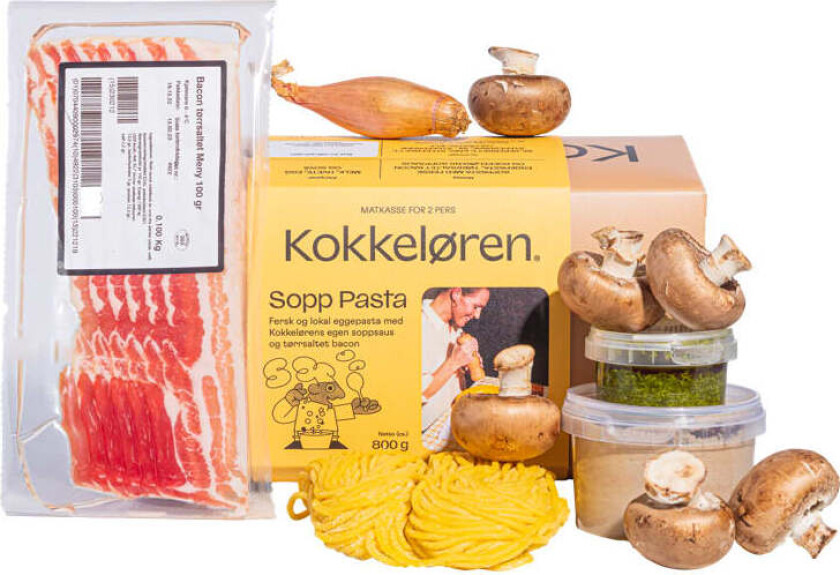 Matkasse for 2 Sopp Pasta Kokkeløren