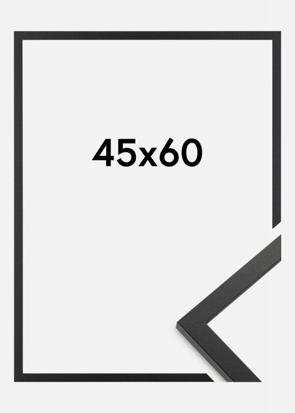 Ramme Trendy Akrylglass Svart 45x60 Cm